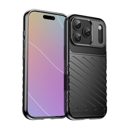 Olixar Black Thunder Tough Case - for iPhone 17 Pro